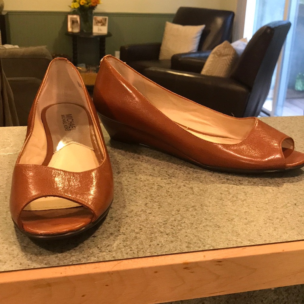 Michael Kors peep toe sandals